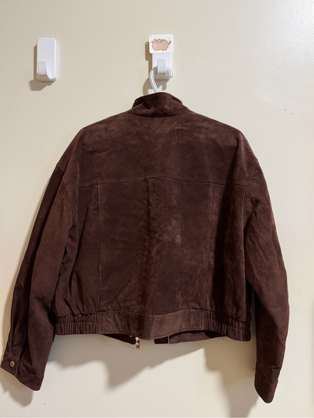 Zara Real Suede Leather Pocket Bomber Jacket XL - New with tag - Picture 15 of 16